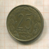 25 франков. Камерун 1962г