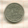 1/2 франка. Швейцария 1965г