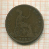 1 пенни. Великобритания 1889г