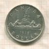 1 доллар. Канада 1936г