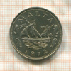 10 центов. Мальта 1972г
