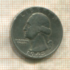 1/4 доллара. США 1943г