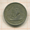 10 центов. Восточные Карибы 1962г
