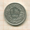 1 франк. Швейцария 1945г