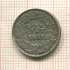 1/2 франка. Швейцария 1951г