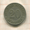 20 пфеннигов. Германия 1889г