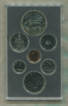 Годовой набор монет. Канада (1 доллар - серебро) 1980г