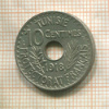 10 сантимов. Тунис 1918г