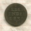 1 цент. Нидерландская Индия 1838г