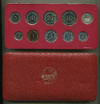 Годовой набор монет. Мальта. (1 фунт - серебро). В оригинальном футляре 1979г