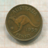 1 пенни. Австралия 1959г