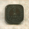 1 цент. Стрейтс-Сеттлментс 1919г
