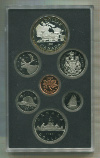 Годовой набор монет. Канада. (1 доллар - серебро) 1981г