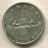 1 доллар. Канада 1957г