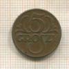 5 грошей. Польша 1939г