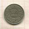 1/2 франка. Швейцария 1920г