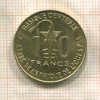 10 франков. Западная Африка 1977г