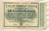42 золотых пфеннига. Германия 1923г