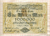 1000000 марок. Вюртемберг 1923г