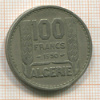 100 франков. Алжир 1950г