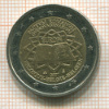 2 евро. Бельгия 2007г