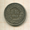 1 франк. Швейцария 1944г
