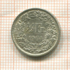 1/2 франка. Швейцария 1964г