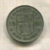 1 рупия. Маврикий 1950г