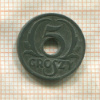 5 грошей. Польша 1939г