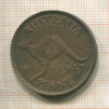 1 пенни. Австралия 1947г