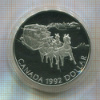 1 доллар. Канада. ПРУФ 1992г