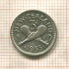 3 пенса. Новая Зеландия 1933г