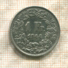 1 франк. Швейцария 1944г
