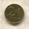 2 филлера. Венгрия 1947г