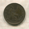 1 пенни. Великобритания 1861г