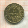 6 пенсов. Британская Западная Африка 1942г
