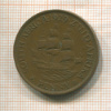 1 пенни. Южная Африка 1929г
