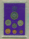 Годовой набор монет. Великобритания 1972г