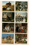 Открытки из серии "Картинки немецкой истории". 8 штук