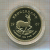 Корпия монеты Крюгеррэнд 1967 г.