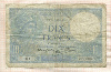 10 франков. Франция 1939г