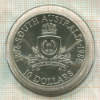 10 долларов. Австралия 1986г