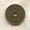 5 пенни. Финляндия 1941г