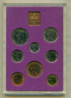 Годовой набор монет. Королевский монетный двор. Великобритания 1970г