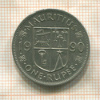 1 рупия. Маврикий 1990г