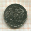 5 рупий. Сейшелы 2007г