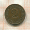 2 сенти. Эстония 1934г