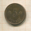 5 пенни. Финляндия 1935г