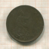 1 пенни. Великобритания 1874г