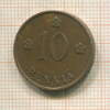 10 пенни. Финляндия 1938г